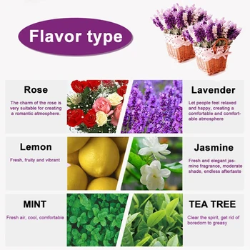 Aromatherapy Essential Oils Kit Lavender, Mint, Lemon, Rose, Jasmine, tea tree All Perfect for Humidifiers Yoga bedroom 4