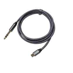 Premium USB - C to 6.35mm Audio Cable for Instruments and Sound Equipment (USBC to 6.5mm)