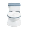 Childrens Simulation Grey Solid Baby Training Potty With Flushing Sound 1