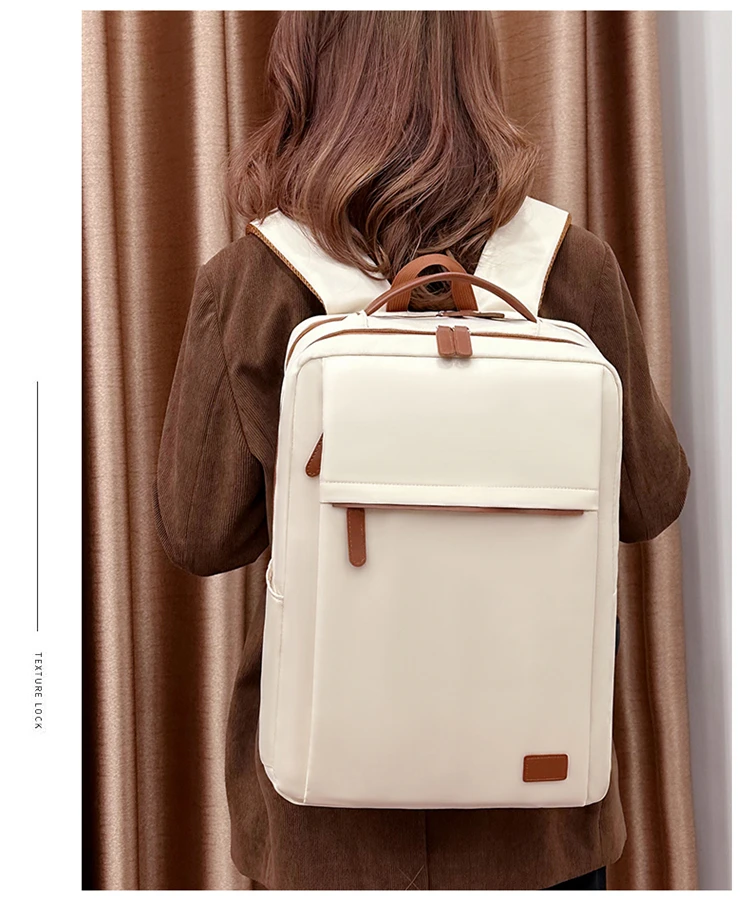 Large Capacity USB Charging Waterproof Backpack Unisex Business Laptop Backpack Stylish Lightweight Travel Bag Trolley Sleeve Sc