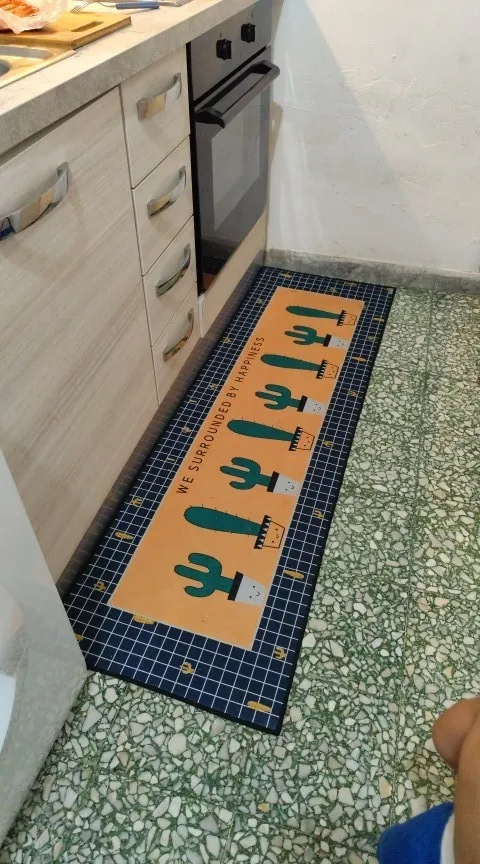 Kitchen Carpet Mats for Floor Bedroom Living Room Long Strip Rug Hallway Soft Washable Carpet Anti Slip Bathroom Entrance Mat photo review
