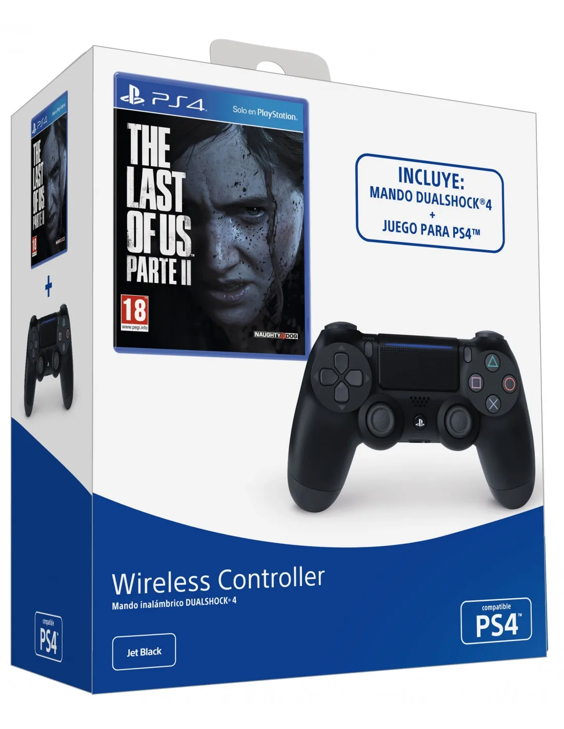 Control DualShock PlayStation 4 Jet Black