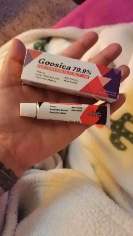 79.9% Original Goosica Multipurpose Numbing Ointment for Microblading/ Laser / PMU / Piercings / Waxing/IPL treatment photo review
