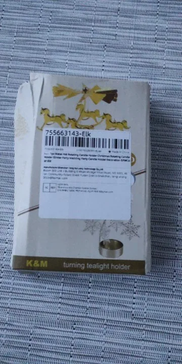 Metal Hot Rotating Candle Holder photo review