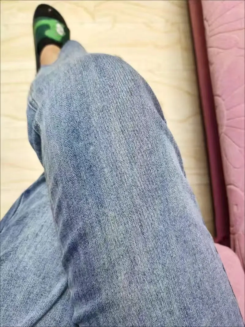 Circyy Blue Jeans for Women High Waisted Harem Denim Pants