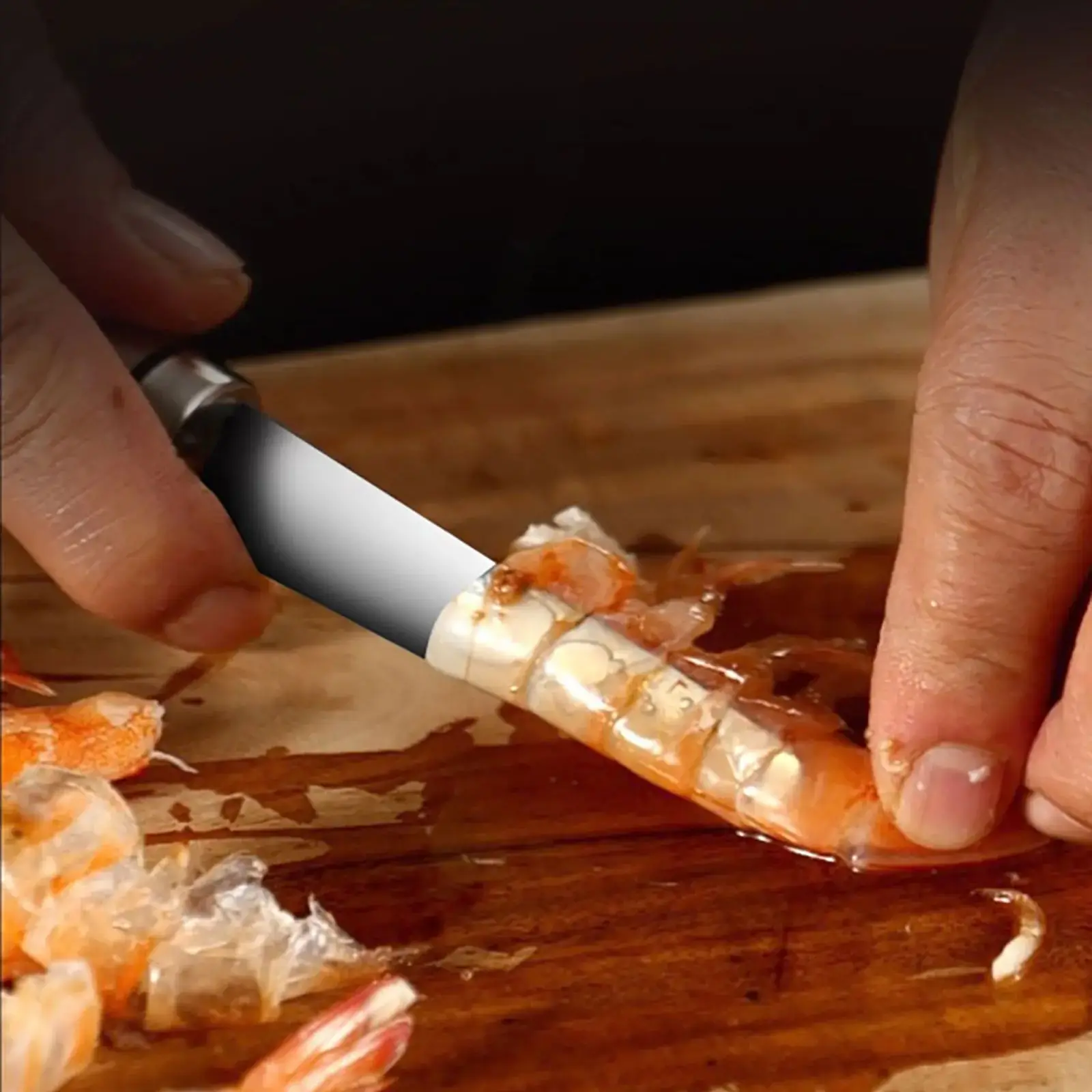 Mulitifunctional Stainless Steel Shrimp Peeler Easy to Use Cutting Shrimp Line Fish Knife Scraping Digging Fish Scale Knife