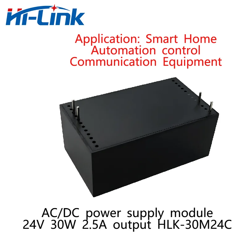 Hi-Link AC-DC 24V 30W 1.25A output HLK-30M24C Smallest volume high reliability high safety isolation