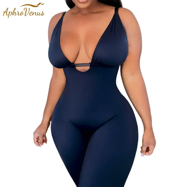 Plus Size Women Full Body Shapewear Underbust Slimming Mid thigh Shaper  fajasTummy Control Seamless Postpartum Body Girdle - AliExpress