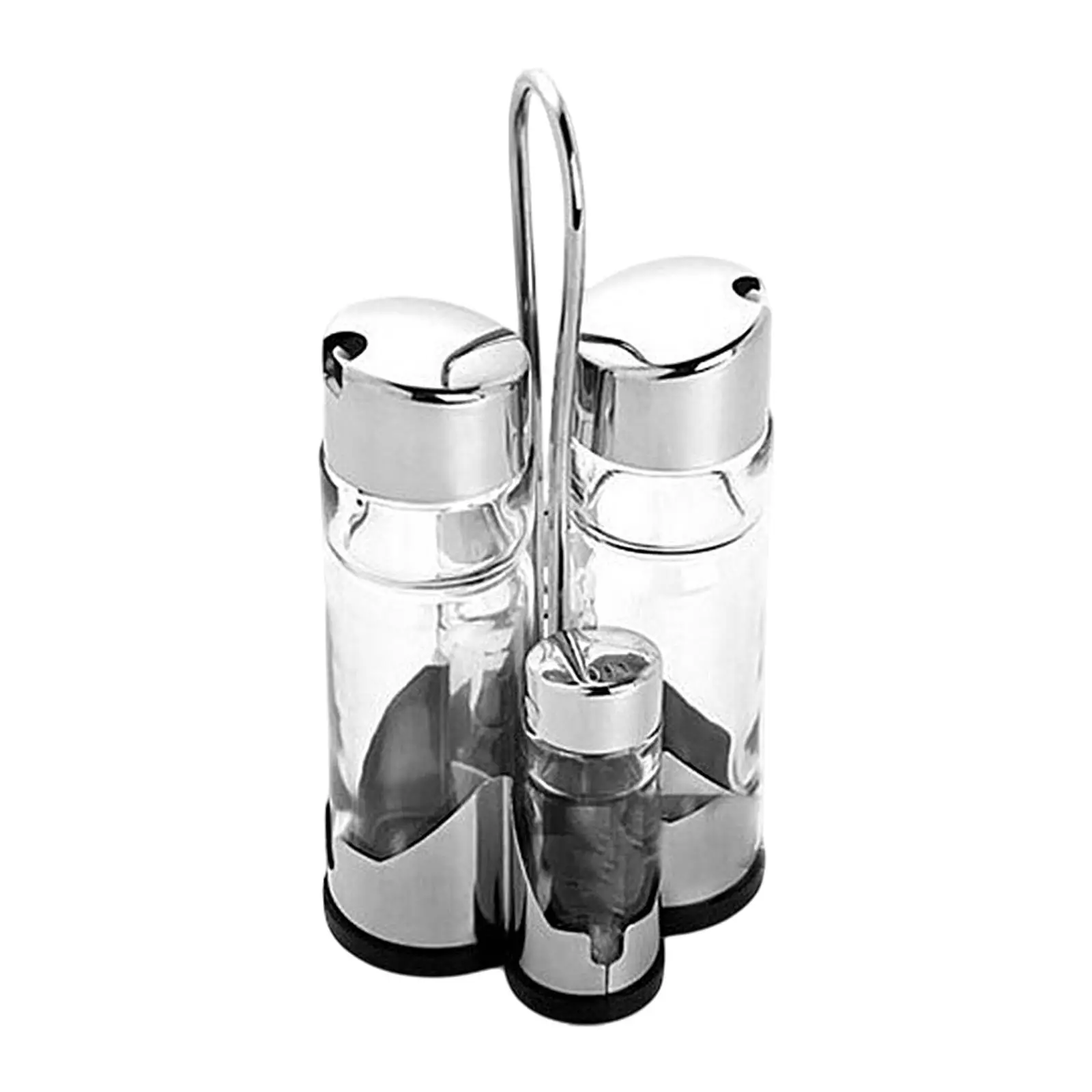Oil and Vinegar Set Vinegar Cruet Set Home Kitchen Clear Multifunction Condiment