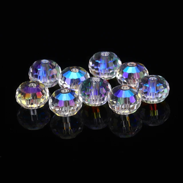 6mm 8mm Austria Crystal Beads 96 Faceted Round Loose Spacer Beads