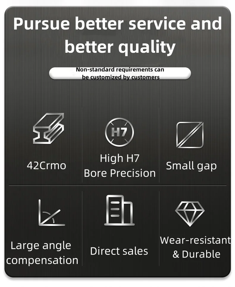 Description Picture 6 of itemDingjian 42Crmo Model Metal Cardan Joint  Metal Universal Joint Shaft Coupler Double Universal 12mm to12mm/14mm to 14mm 1PC