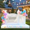 US Stock 15ft Large Inflatable Bounce House with Slide Ball Pit 100% PVC Castle House for Adults Big Kids Birthday Party Wedding 1