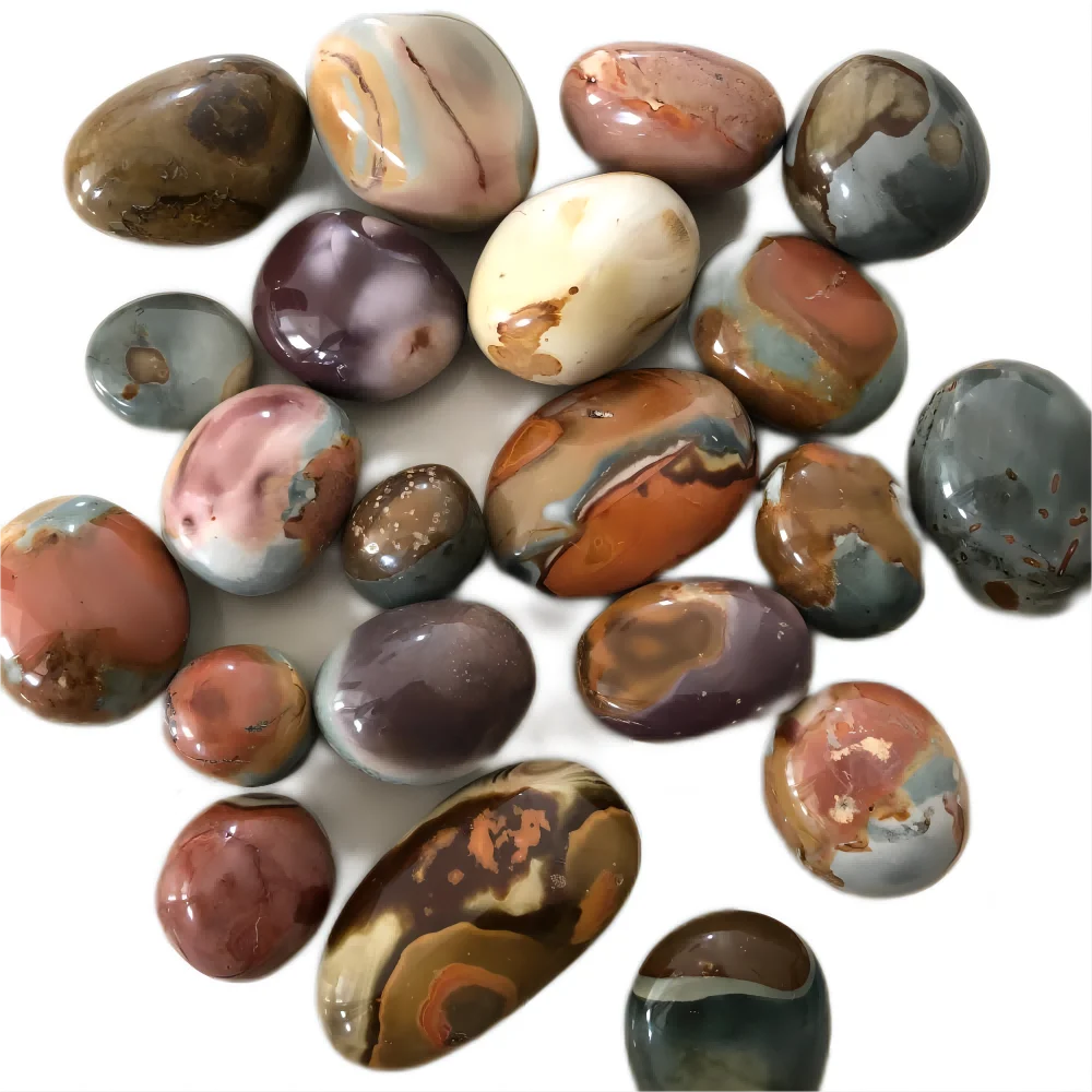 1 Kilo Naturale Policromo Ocean Jasper Pietra Palma Dal Madagascar Poly Chrome Jasper Pietra Di Guarigione Di Cristallo All'Ingrosso