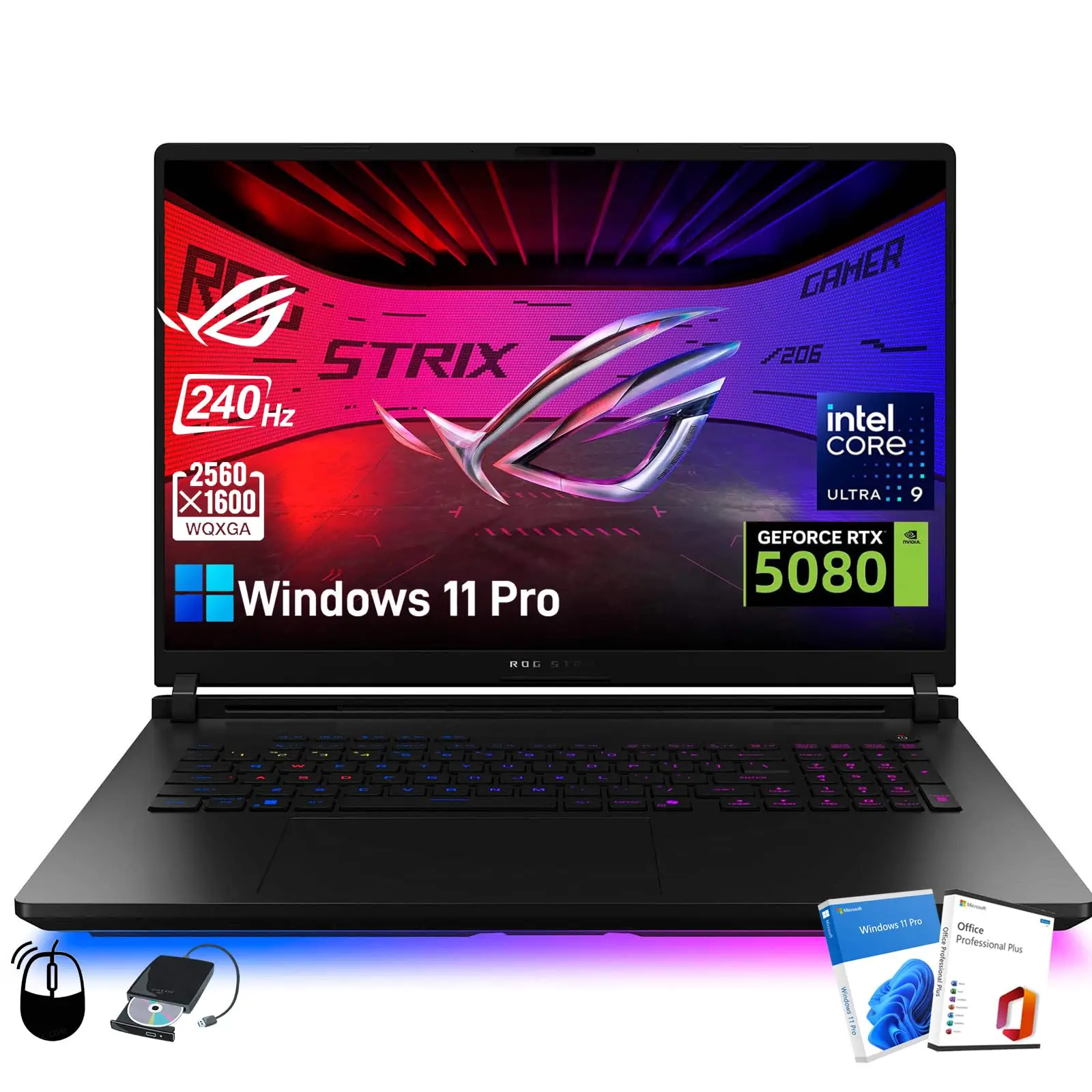 מבצעי מכירות מובילים על מחשב נייד גיימינג ASUS ROG Strix G18 (2025), מסך 18 אינץ' ROG FHD+ 16-10 144Hz, NVIDIA ®   GeForce RTX ™   5050, AMD רייזן ™   9 8940H