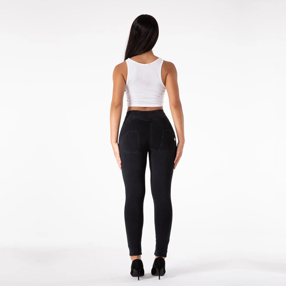 Shascullfites Butt Lifting Jeans High Waisted Outfit Skinny Fit Jeans