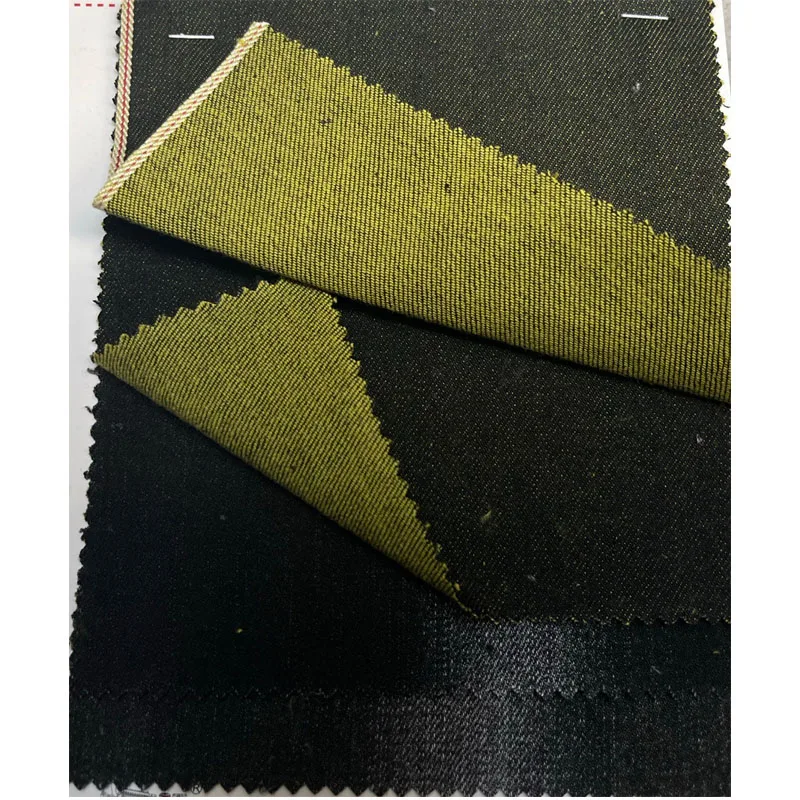 11.6oz Stretch Custom Selvedge Denim Fabric By The Yard Backside Green Selvedged Jeans Cloth Wholesale W2302225 4 A215d4de4b58e46dcaf4a6d432d10c682W