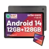 11 inch Tablet Android 14 with Octa-Core Processor, 12GB RAM+128GB ROM(1TB TF), 5MP+13MP, Split-Screen 6800mAh, Tablet with Case 1