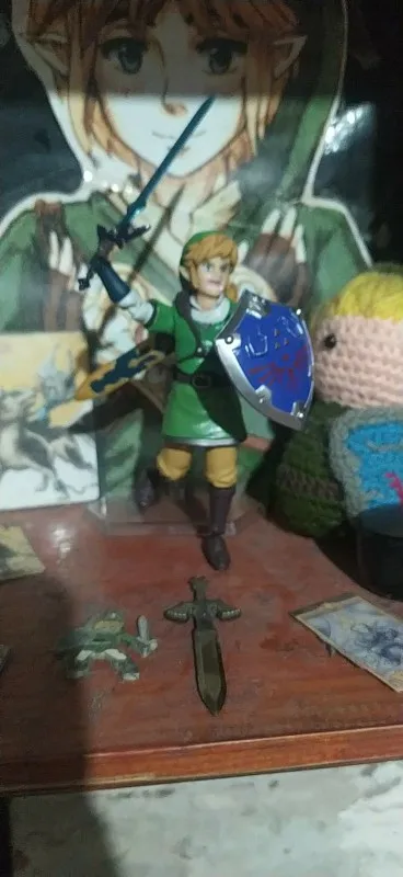 The Legend of Zelda Skyward Sword 14cm Link Action Figure Figma 153 Changeable Accessories PVC Model photo review