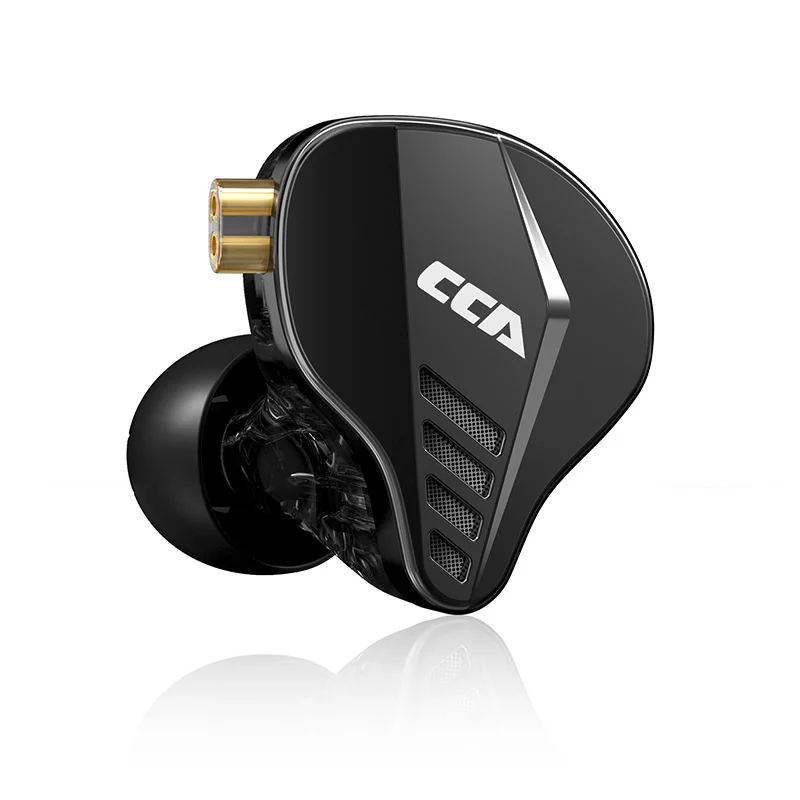 CCA PIANIST Metal Wired Headphone In Ear Monitor Earbuds HiFi Bass Earphone High-performance dual- dynamic Headset