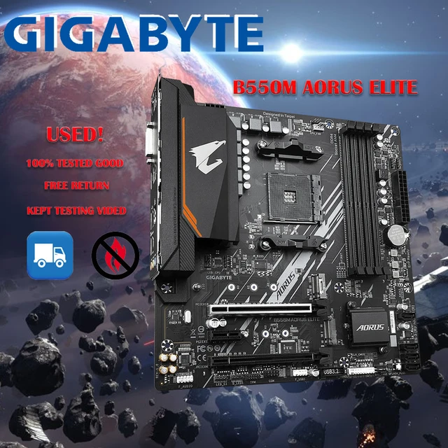 PCI-E 4.0 DDR4 128GB Motherboard AM4 AORUS GIGABYTE B550M HDMI-compatible B550 ELITE AMD AliExpress - M.2 Socket