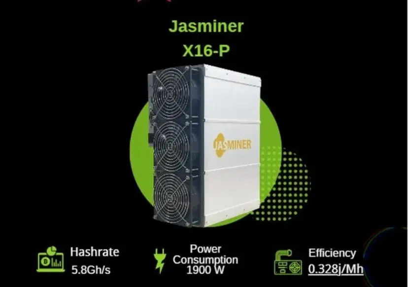 

New JASMINER X16-P ETC MINER 8GB