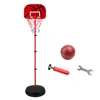 Kids Indoor Basketball Hoop Adjustable Height 105-179CM Rack Basketball Goal Toy for Outdoor Backyard Sports Game Play