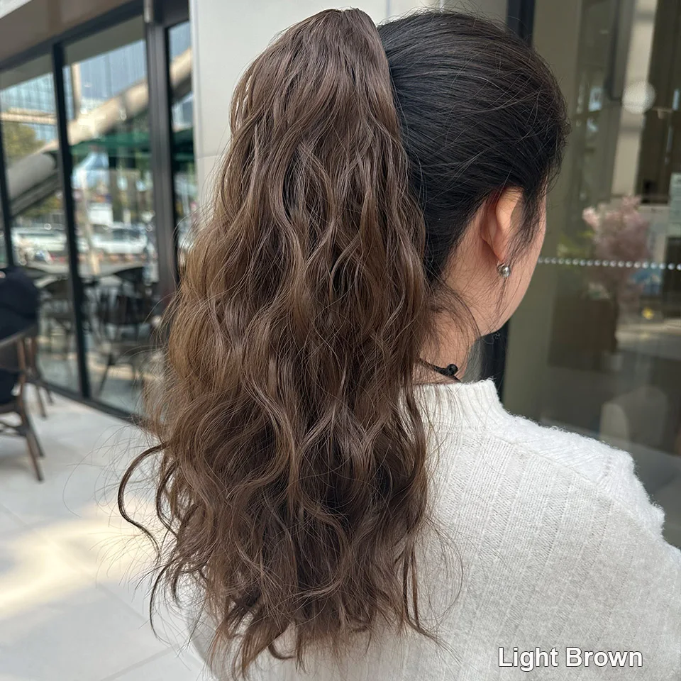 طويل مجعد الماء مخلب في ذيل حصان وصلات شعر مقاومة...