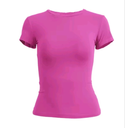 Luxe Polyester O-Neck Tee - Slim Fit Summer Essential photo review