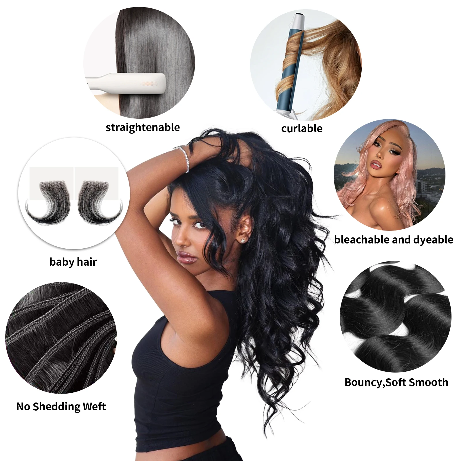 16A Body Wave Bundles Hair Weave 6