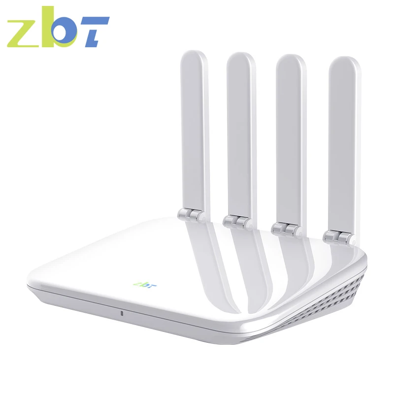 Zbt We2805-C 4G Lte Router 300Mbps Router Wireless Slot Sim Wan 2 * Lan Wifi Amplificatore Di Segnale Esterno 4 * Antenne Ad Alto Guadagno