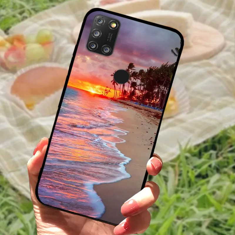 Elegant Marble Silicon Phone Case with Soft Bumper Protection