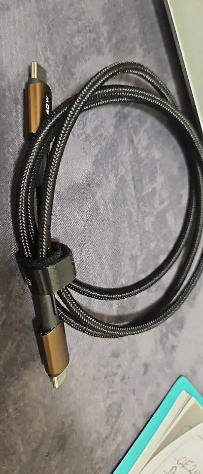 Essager PD100W 60W Type C C to C Cable Fast Charge Mobile Cell Phone Charging Cord Wire For Xiaomi Samsung Huawei Macbook iPad photo review