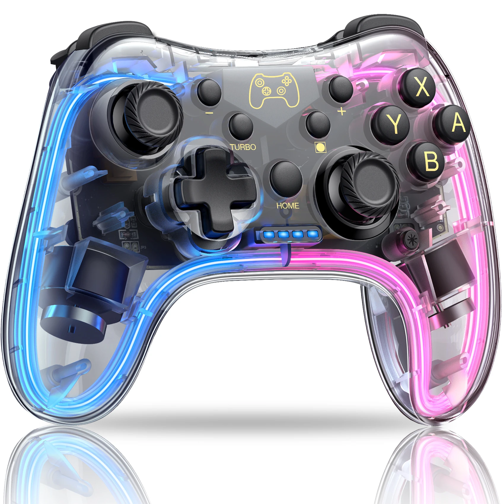 Politisk jævnt Vær venlig Video Game Gamepads RGB Wireless Pro Controller Compatible Nintendo  Switch/Switch Lite/Switch OLED/Android/IOS/Windows PC/Mobile| | - AliExpress