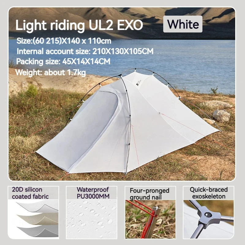 Mobiガーデン-超軽量防水テント、防雨、すばやく開く、グランピング