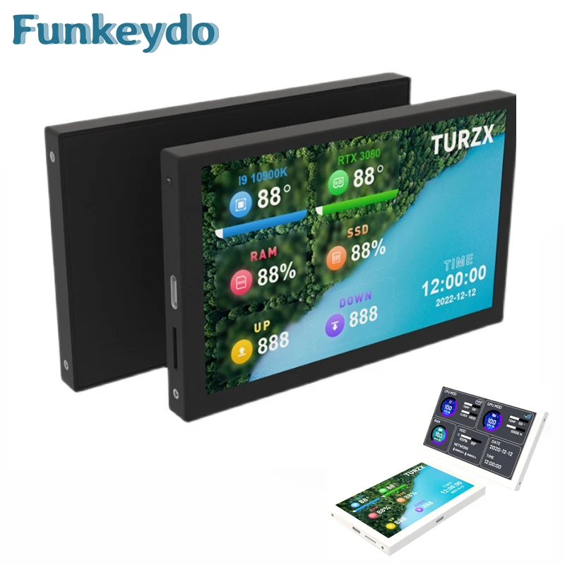 5.0 ġ 800x480 IPS Ǯ  USB C Ÿ ǻ  ȭ, 5 ġ ̴ PC µ , CPU RAM HDD Ʈ ÷  AIDA64