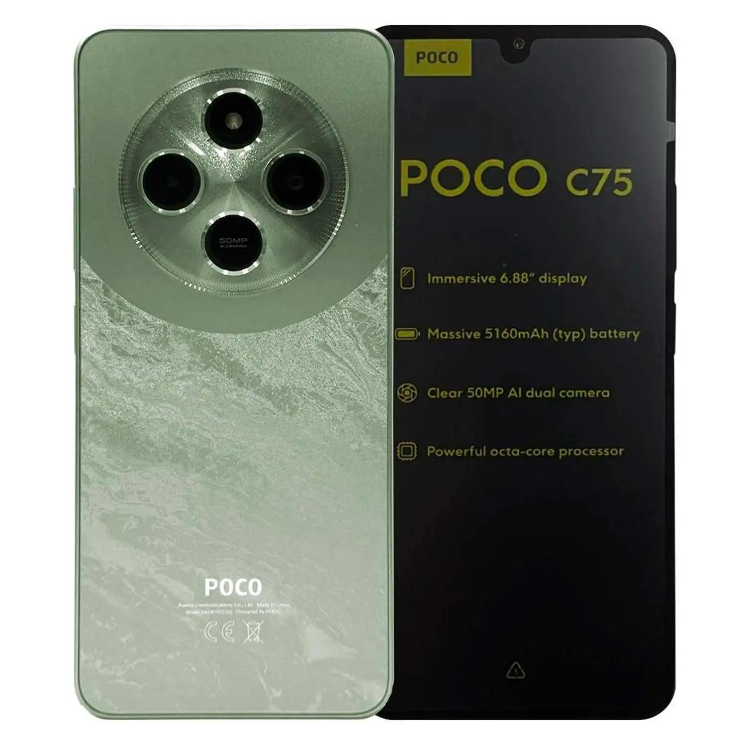 Xiaomi Poco C75 Global 256GB 8GB RAM Dual SIM Tela 6.88" - Verde