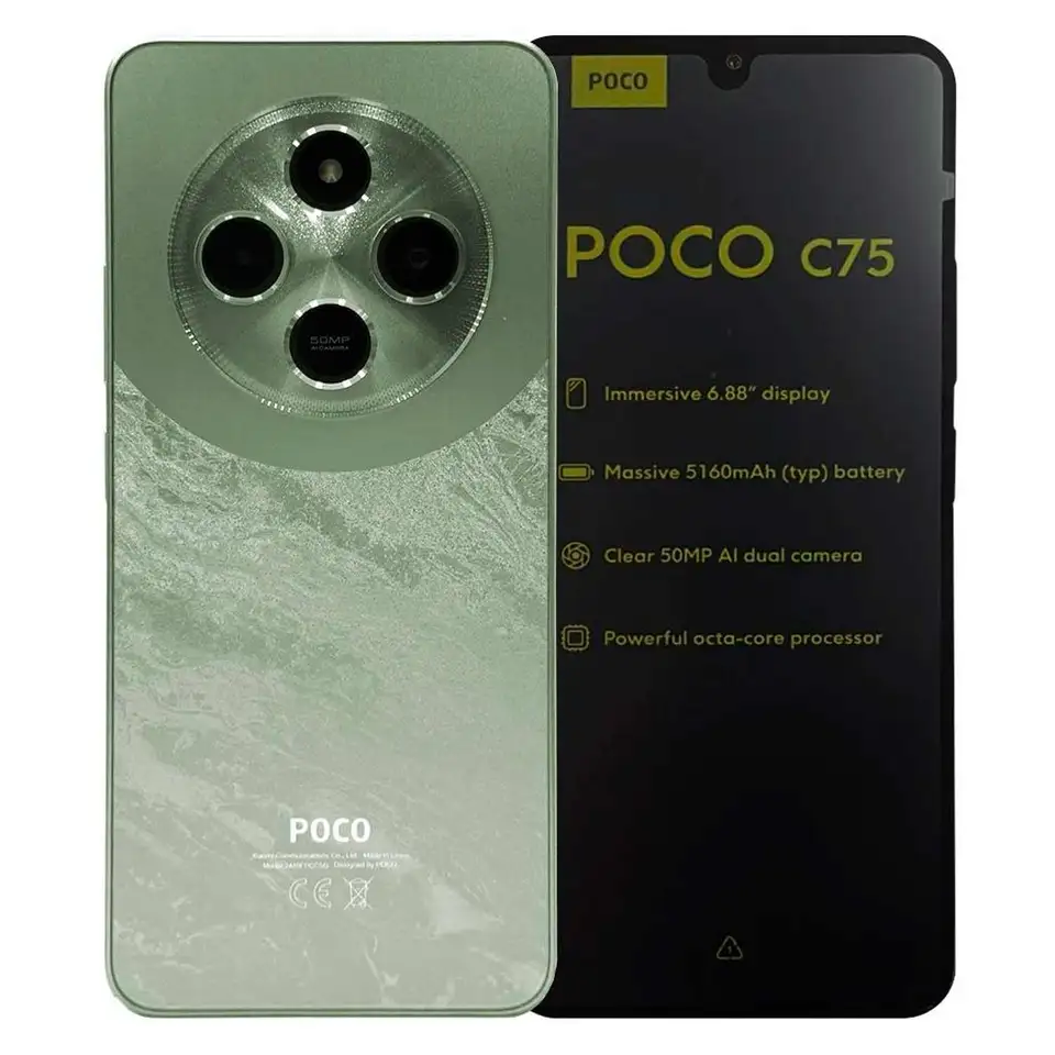 Xiaomi Poco C75 Global 256GB 8GB RAM Dual SIM Screen 6.88 