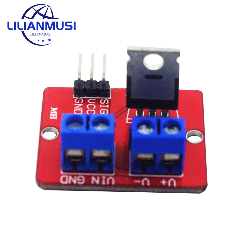 Pulsante Mosfet Superiore 0-24V Irf520 Modulo Driver Mos Per Arduino Mcu Arm Raspberry Pi