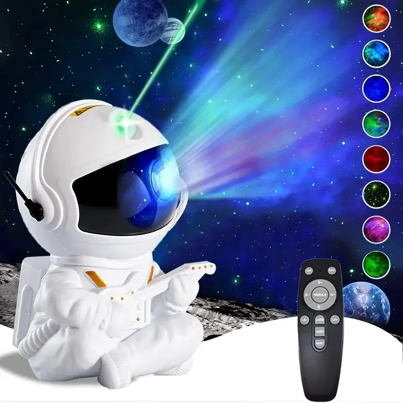 Galaxy Star Projector LED Night Light Starry Sky Astronaut Porjectors Lamp  For Decoration Bedroom Home Decorative Children Gifts