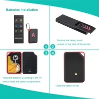 Retekess TH104 Wireless Key Finder RF Key Locator Pet Tracker Wallet Tracker Remote Control 1 RF Transmitter 6 Receiver - Image 4