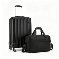 Ensemble de valises et sacs de voyage KONO 19 pouces en ABS + PC, valise légère avec serrure et roulettes, sac polyvalent pour les voyages et le sport 1