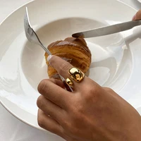 Uworld  Minimalist 316L Stainless Steel INS Ring High Quality Waterproof Charm Metal Gold Silver Color Fashion Finger Jewelry - Image 4