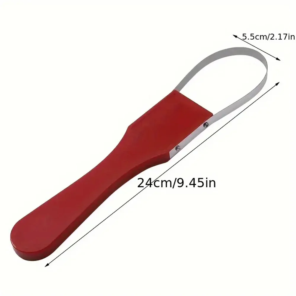 Hand Loop Weeder Manual Cut Weed Roots Metal Sharp Blade Weed Remover Plastic Handle Ring Weeder Yard Lawn Planting 1PC