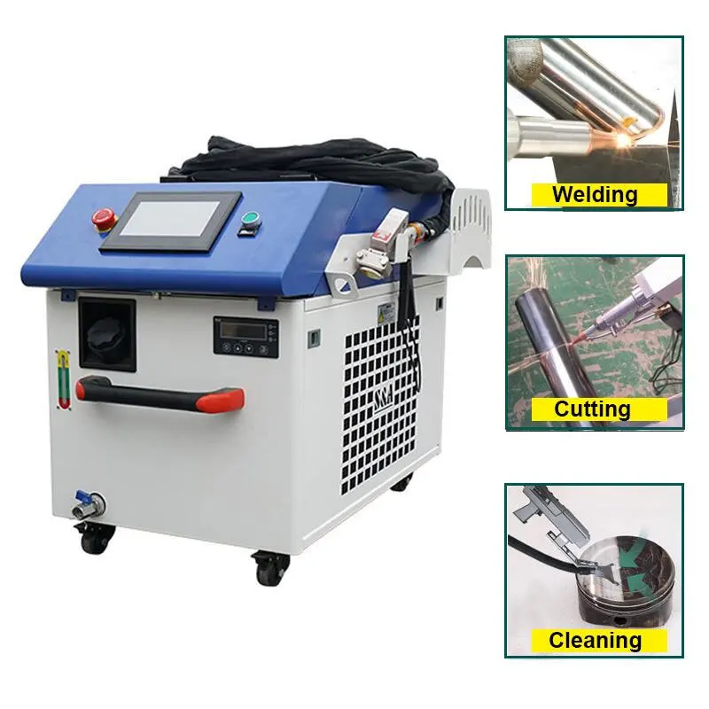 3in1 Laser Cleaning,welding,cutting Machine.laser Rust Removal 1000w
