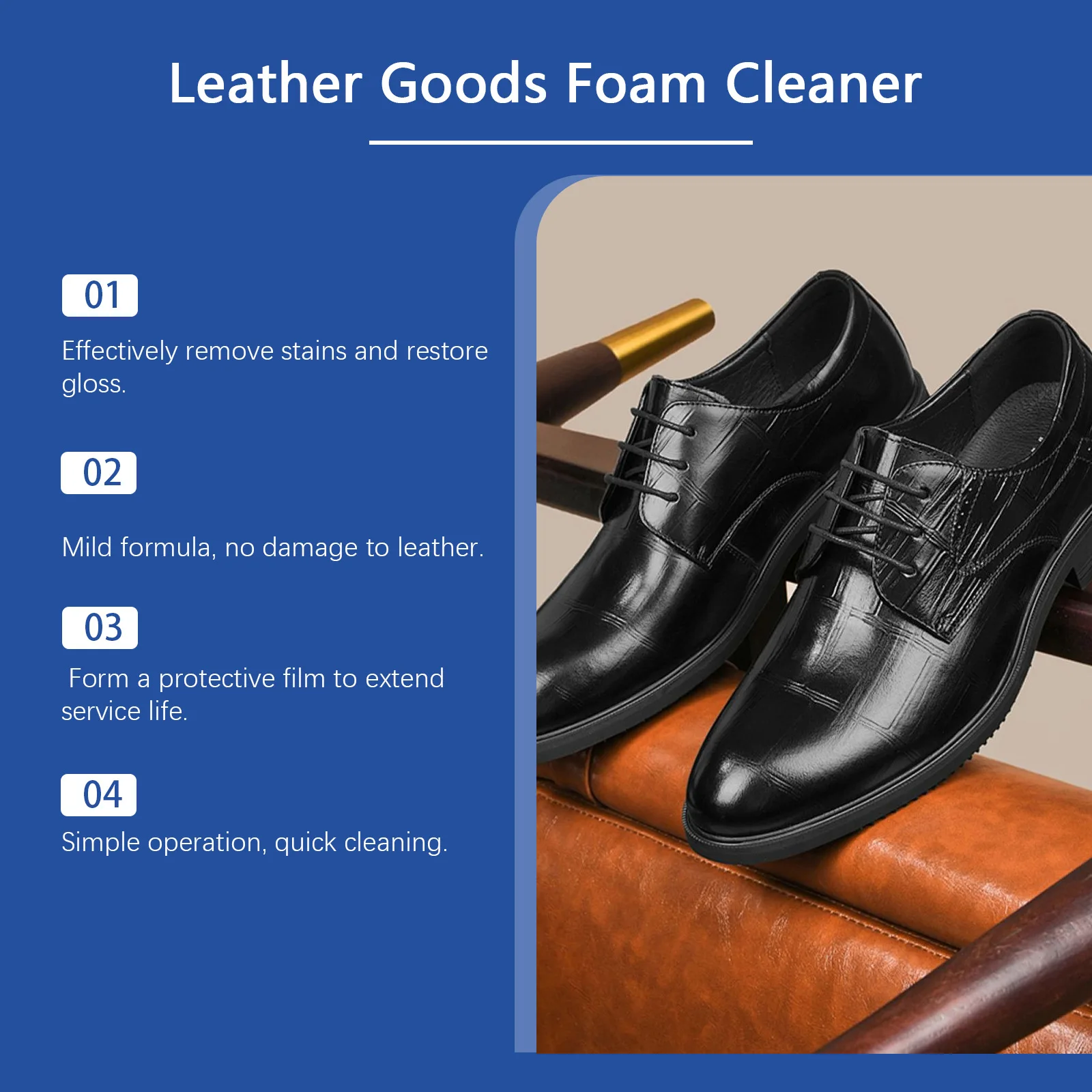Jaysuing 100ml Foam Cleaning Spray Leather Clothing White Shoes Sofa Stubborn Dirt Stain Remove Dry Cleaning No Wash Freshing
