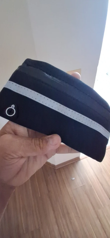 Pochete Esportiva cintura Preta porta celular garrafa utensílios para Corrida Preta photo review