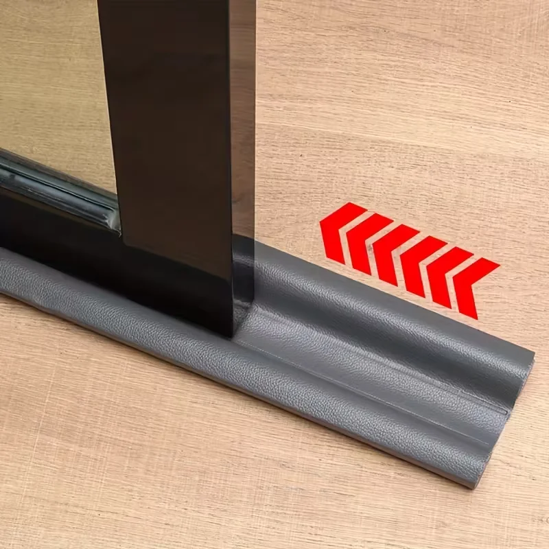 Universal Door Bottom Seal Strip - Soundproof Insulation and Draft Blocker, 96cm/37.79in