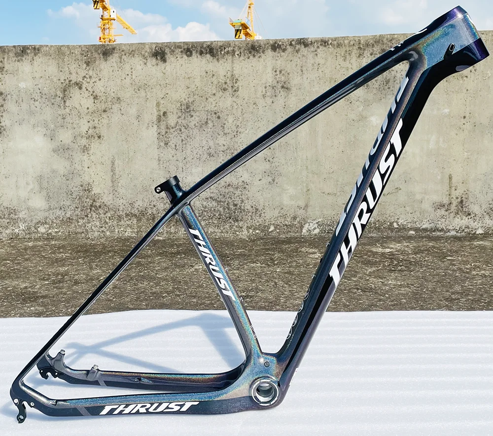 EU-freier THRUST Carbonrahmen 29er 15 17 19 Carbon MTB-Rahmen BSA Fahrradrahmen Boost MTB-Rahmen 148 12 Quadro Carbono MTB 29er – Detail 21