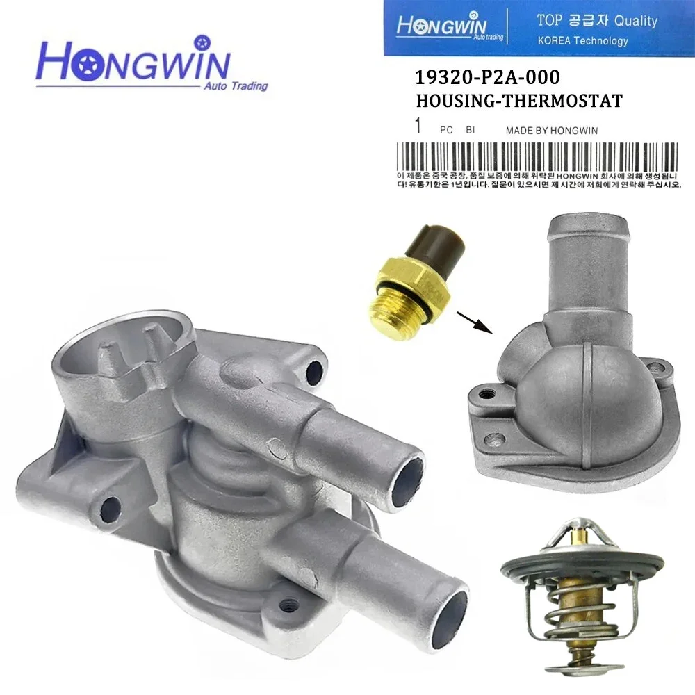 Engine Coolant Thermostat Thermostat Housing Cover For Honda HR-V Capa Civic 1.6L 1995-2000 2001