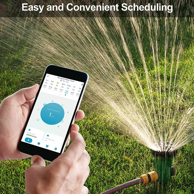 Tuya Smart Hose Faucet Watering Timer, with Wi-Fi Hub, Compatible with Alexa, Smart Life 6